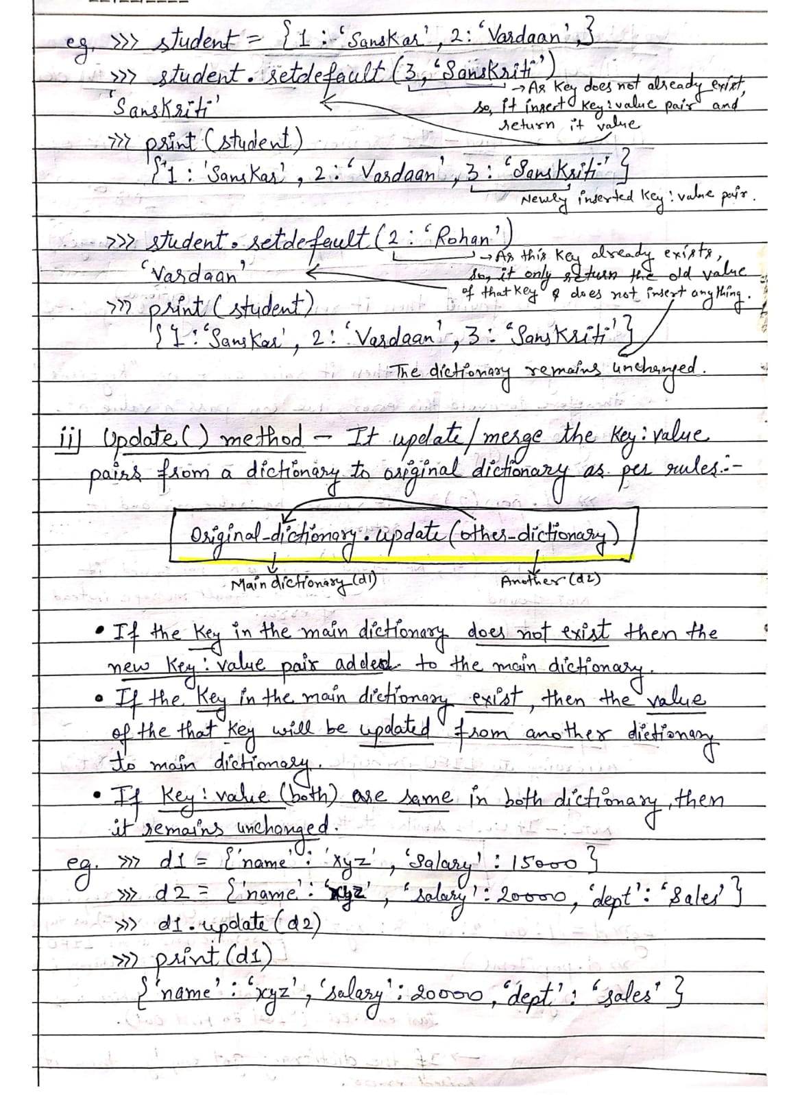 Dictionary in Python (Computer Science)