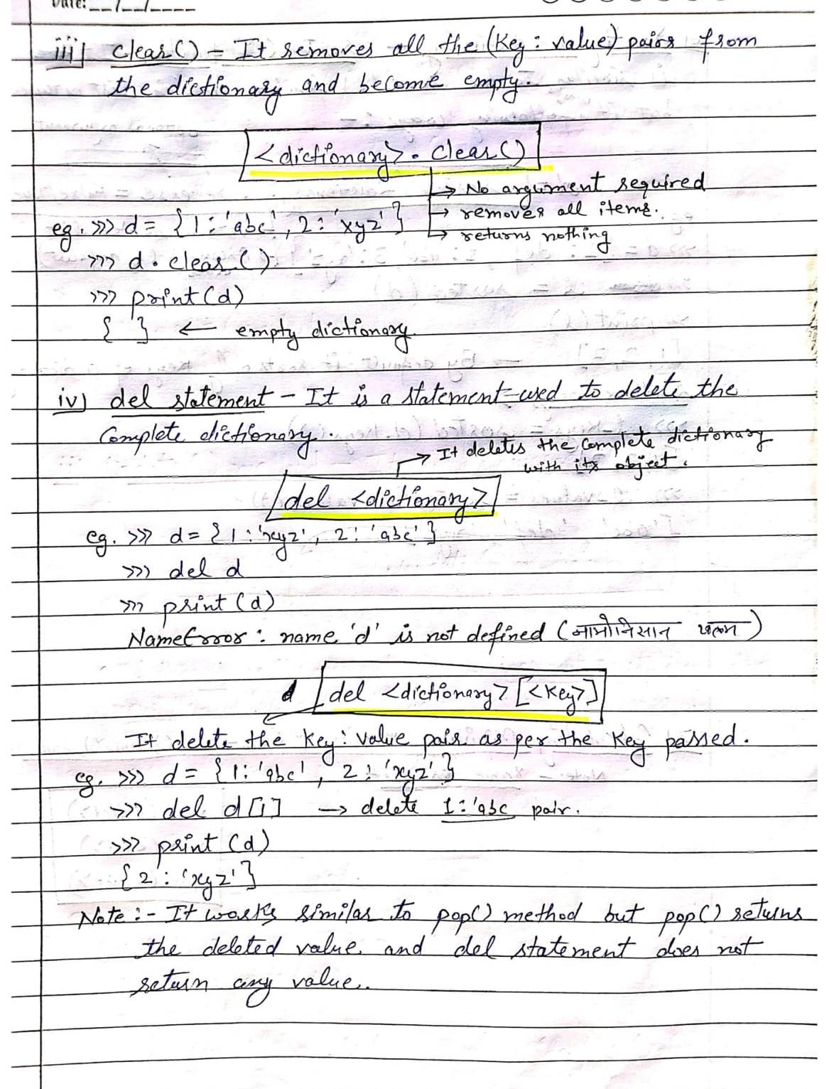 Dictionary in Python (Computer Science)