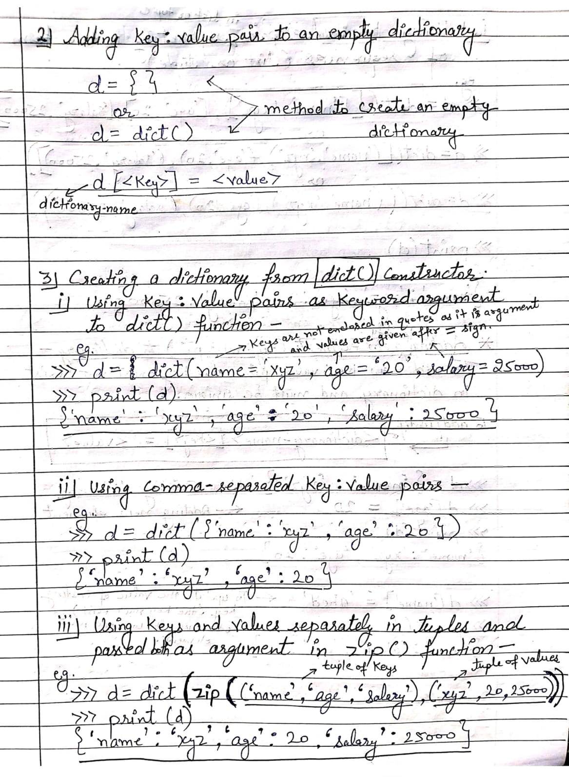 Dictionary in Python (Computer Science)