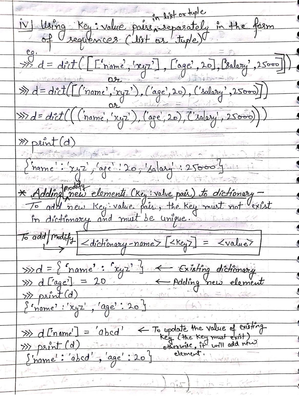 Dictionary in Python (Computer Science)