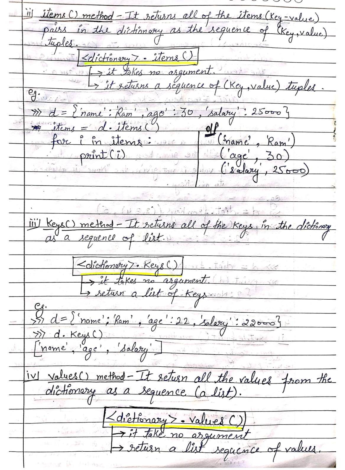 Dictionary in Python (Computer Science)