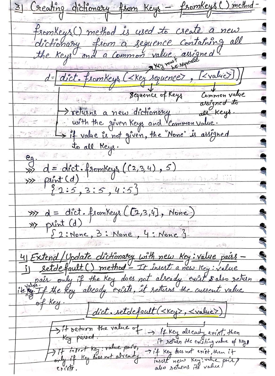 Dictionary in Python (Computer Science)