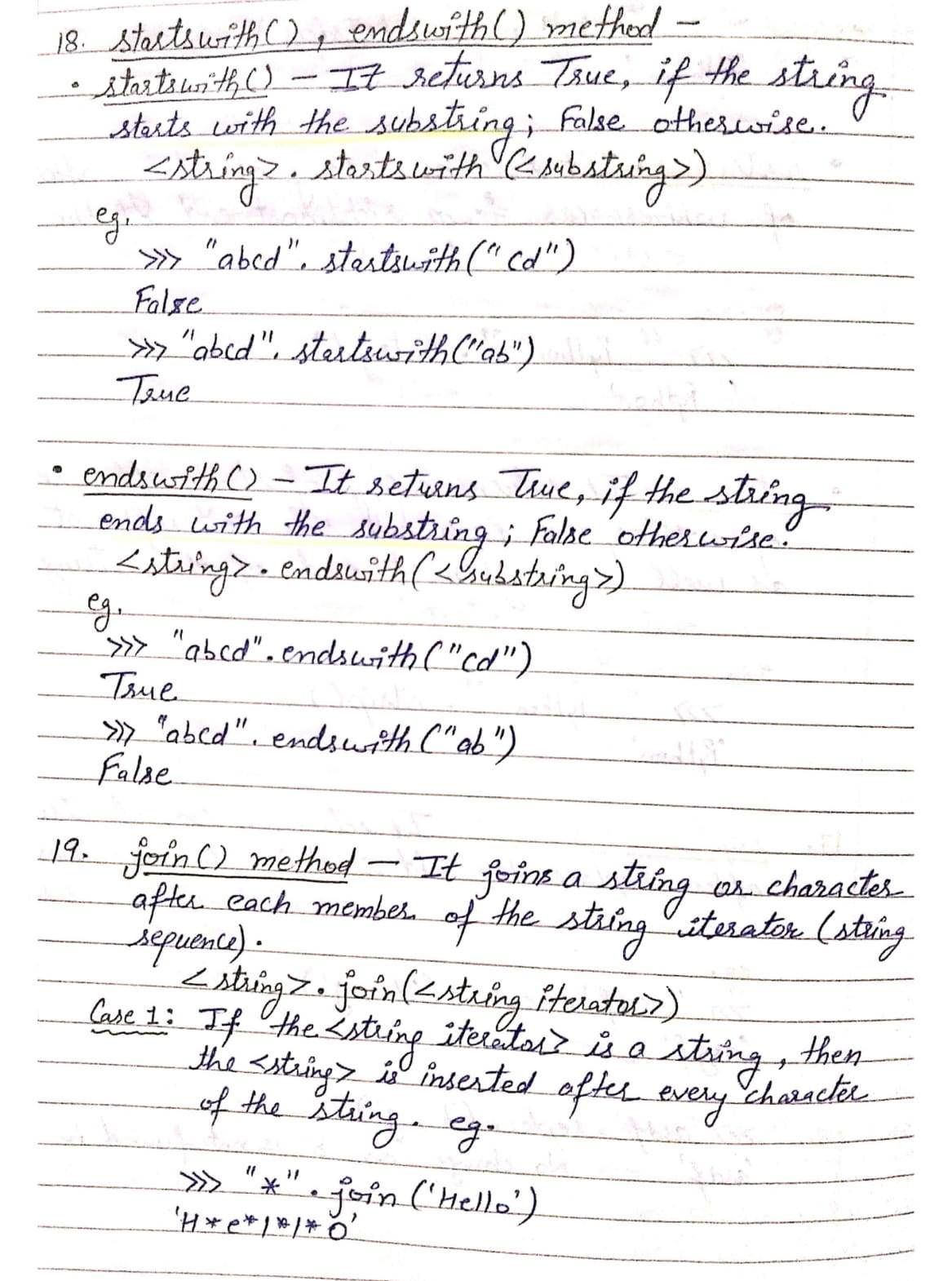 String operators in Python (Computer Science)