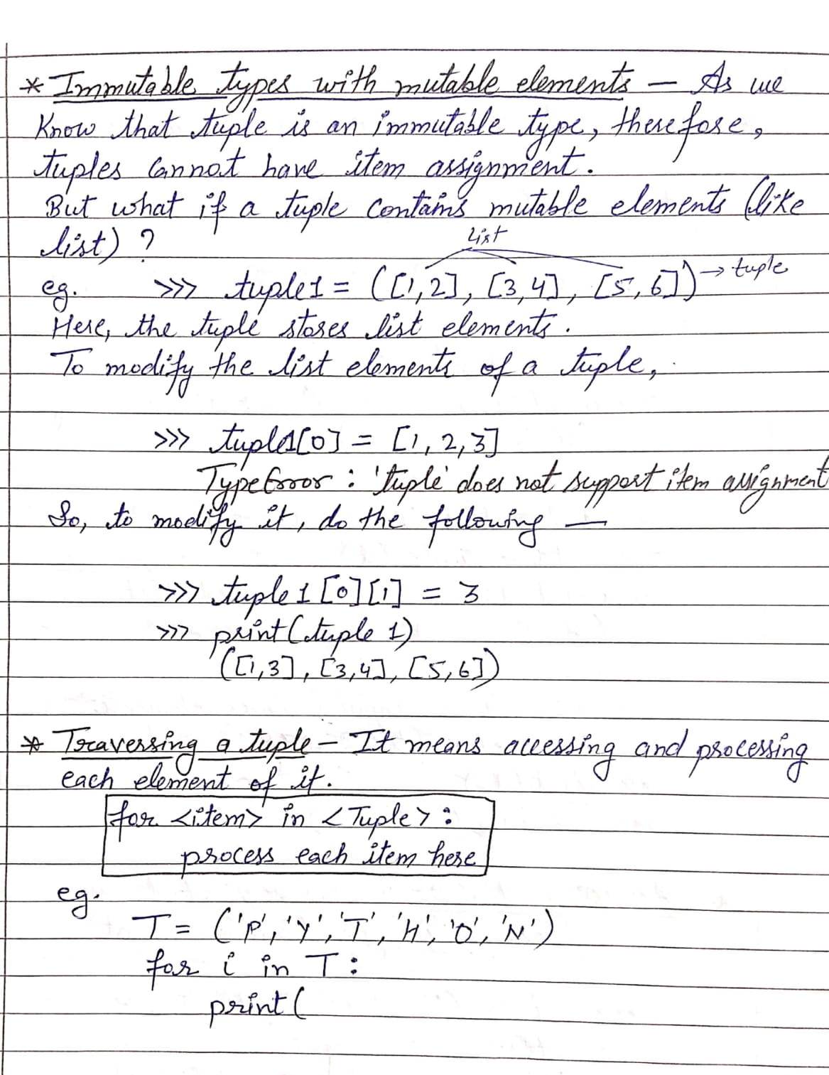 Tuple in Python (Computer Science)