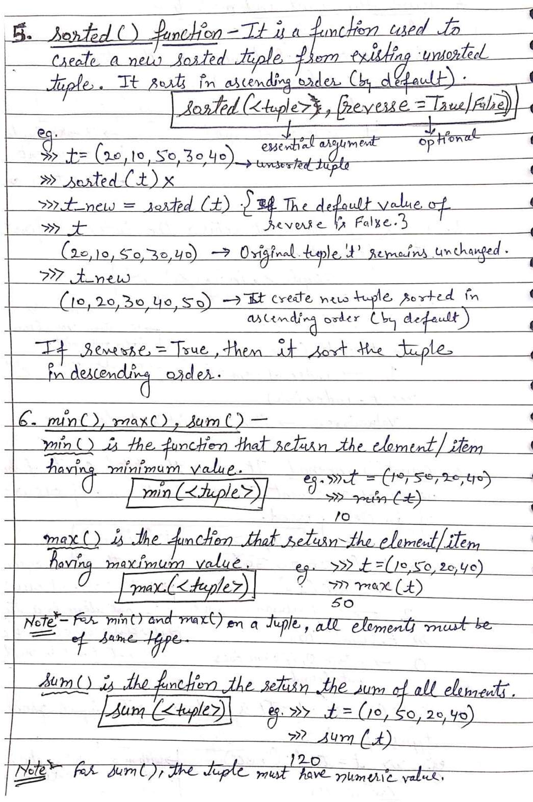 Tuple in Python (Computer Science)